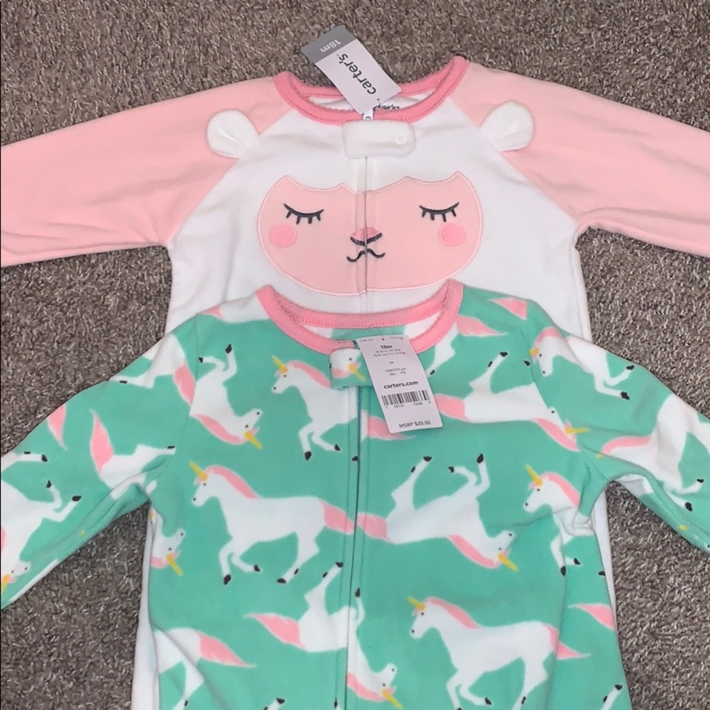 Set of 2 Carter’s Winter Sleepers